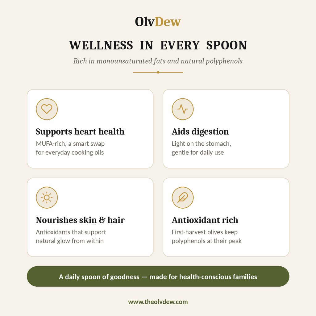 OLVDEW Cold Pressed Extra Virgin Olive Oil